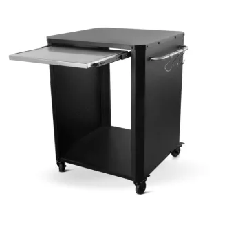 Cozze kültéri kocsi pizzakemencéhez INOX asztalkával