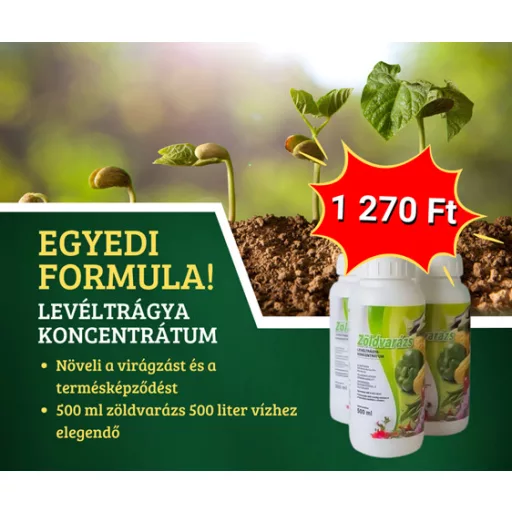 Zöldvarázs tápoldat koncentrátum 500 ml
