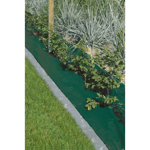 Barna színű talajtakaró gyomok ellen zöld- fekete 1,6 x 10 m