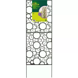 Fém panel, díszítő motívumokkal. barna 0,6 x 1,5 m
