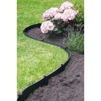 ETIK BORDURA - Rugalmas ágyásszegély 15cm x 10m fekete