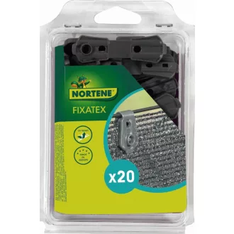   FIXATEX - Rögzítő kapocs szőtt árnyékoló hálókhoz szürke (20 darab / csomag)