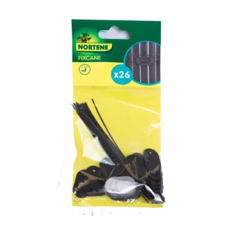   Speciális rögzítő mű nádfonatokhoz fekete clips:1,5x3cmdrót: 14,5 cm