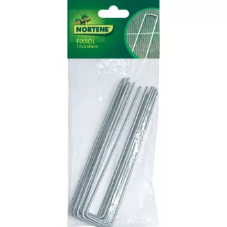   Fixsol U alakú leszúrható fém rögzítő galvanizált 17 x 3,5 cm