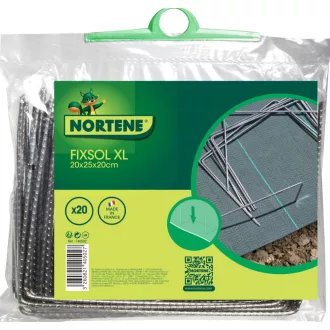   Fixsol XL Nagy méretű leszúrható fém rögzítő galvanizált 20 x 25 cm
