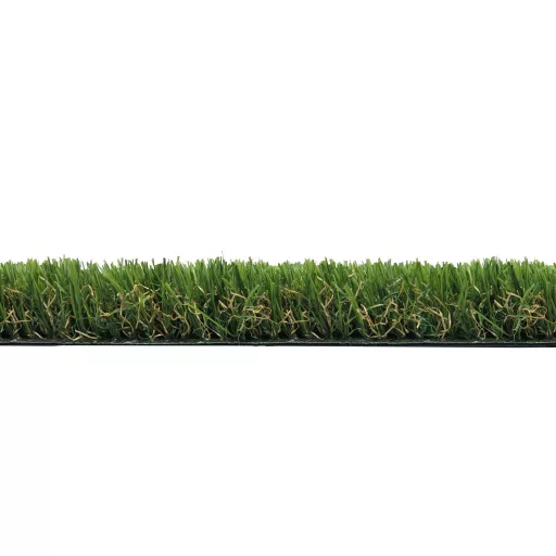Csúcstechnológiájú dekoratív műfű zöld- barna 2 x 10 m