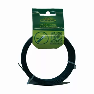   Műanyag bevonatos galvanizált dróthuzal zöld 0,7/1,2 mm x 50 m