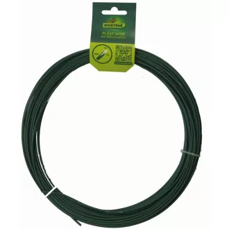   Műanyag bevonatos galvanizált dróthuzal zöld 1,6/2,4 mm x 25 m