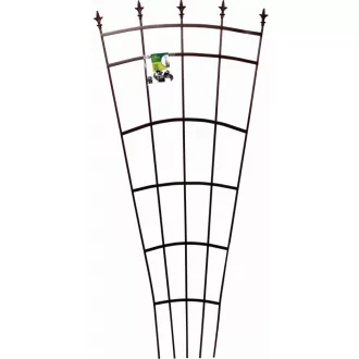   Dekoratív, legyező formájú futtató barna panel: 0,6 x m 1,23 mláb: 27 cm