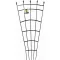 Dekoratív, legyező formájú futtató barna panel: 0,6 x m 1,23 mláb: 27 cm