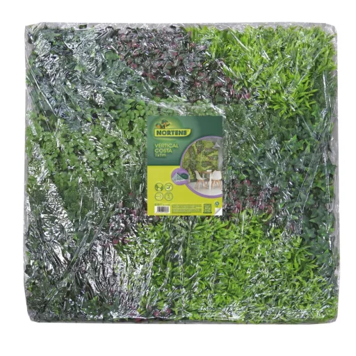 Zöldfal vegyes levelekkel többszínű 1 x 1 m