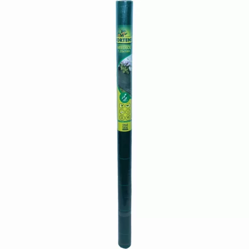 Szőtt, zöld/fekete színű talajtakaró agroszövet zöld- fekete 1,05 x 100 m 90g/m2