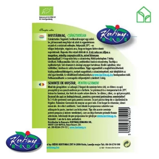 Bio Mustár Sinapis Alba 50g 