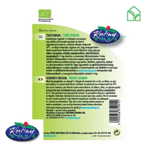 Bio Zsázsa csíra Lepidium sativum 30g