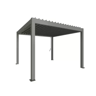 Pergola 3,5 x 3,5 kvarcszürke-metál / kvarcszürke-metál