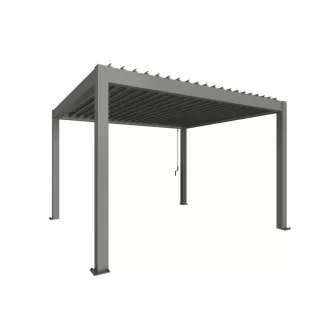 Pergola 4 x 3,5 kvarcszürke-metál / kvarcszürke-metál