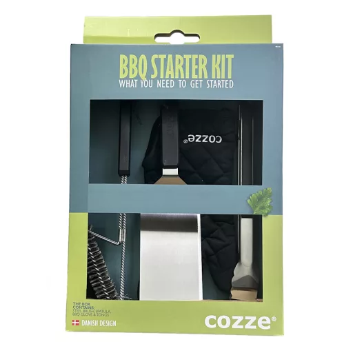 Cozze Grill Start csomag (tisztítókefe, spatula, kesztyű, csipesz)