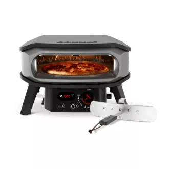   Cozze gázüzemű pizzakemence 13 premium rotate integrált hőmérővel, forgózsámolyos 2025