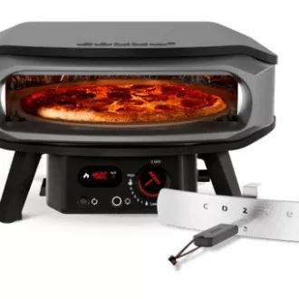  Cozze gázüzemű pizzakemence 17 PREMIUM ROTATE integrált hőmérővel, forgózsámolyos