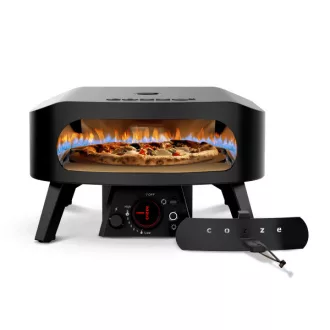   Cozze gázüzemű forgózsámolyos Pizzakemence 13" Classic Black Edition 