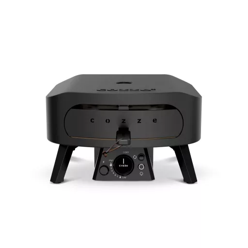 Cozze gázüzemű forgózsámolyos Pizzakemence 13" Classic Black Edition 