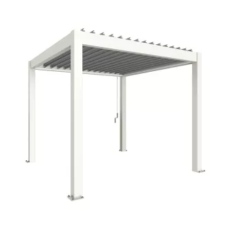 Biohort Pergola Fehér / ezüst-metál 3 x 3 m