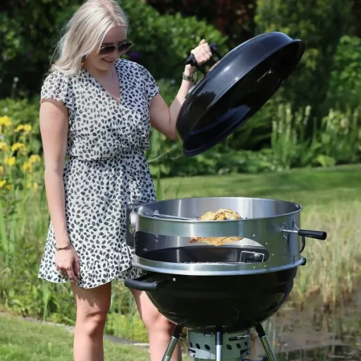 Fornetto Deluxe gömbgrill faszenes grill