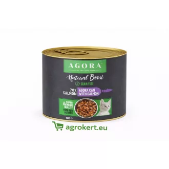 Agora Natural junior macskáknak lazaccal 190 g