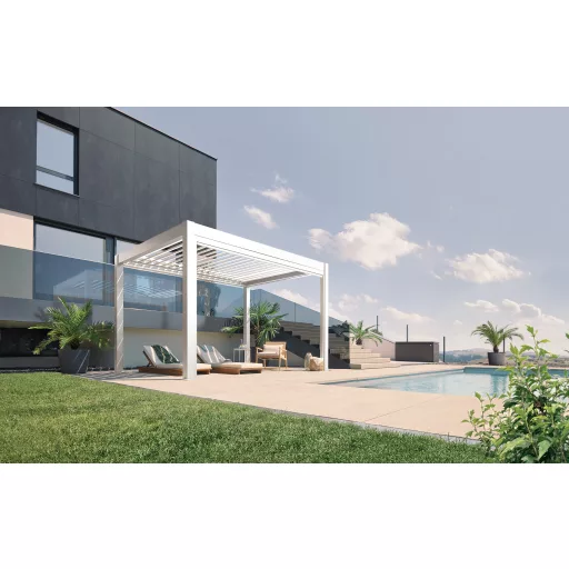 Pergola 4 x 3 sötétszürke-metál / ezüst-metál