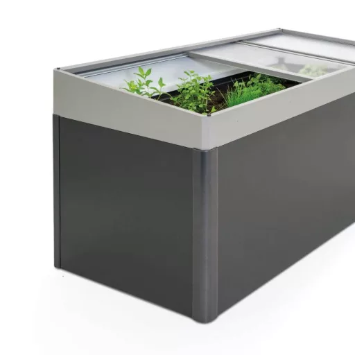 Biohort magaságyás – prémium minőségű kertészkedés egyszerűen ezüst metál